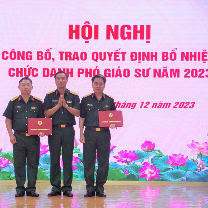 Hội nghị Công bố, Trao quyết định bổ nhiệm chức danh Phó Giáo sư