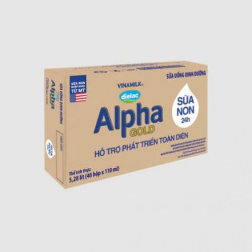 Sữa Bột Pha Sẵn Dielac  Alpha Gold 110ml (Trên 1 Tuổi)