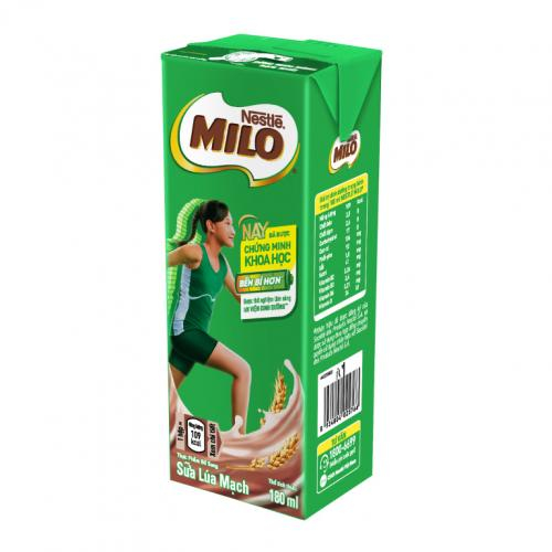 Sưã Bột Pha Sẵn Milo Hộp 180ml (Thùng 48 Hộp)