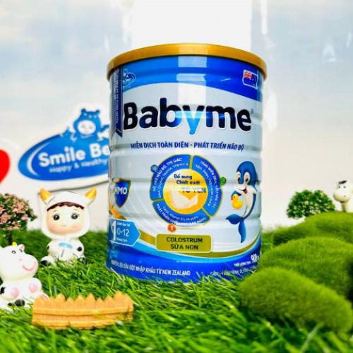 Sữa Bột Babyme HMO 1 Lon 900gr (0-12 Tháng)