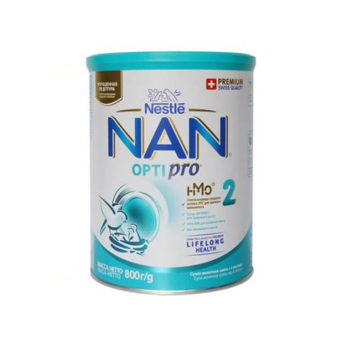 Sữa Nan Nga Optipro Số 2 Lon 800gr (6-12 Tháng)