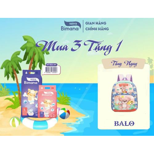 Tã dán Bimana Hàn Quốc size M (6 - 11kg)